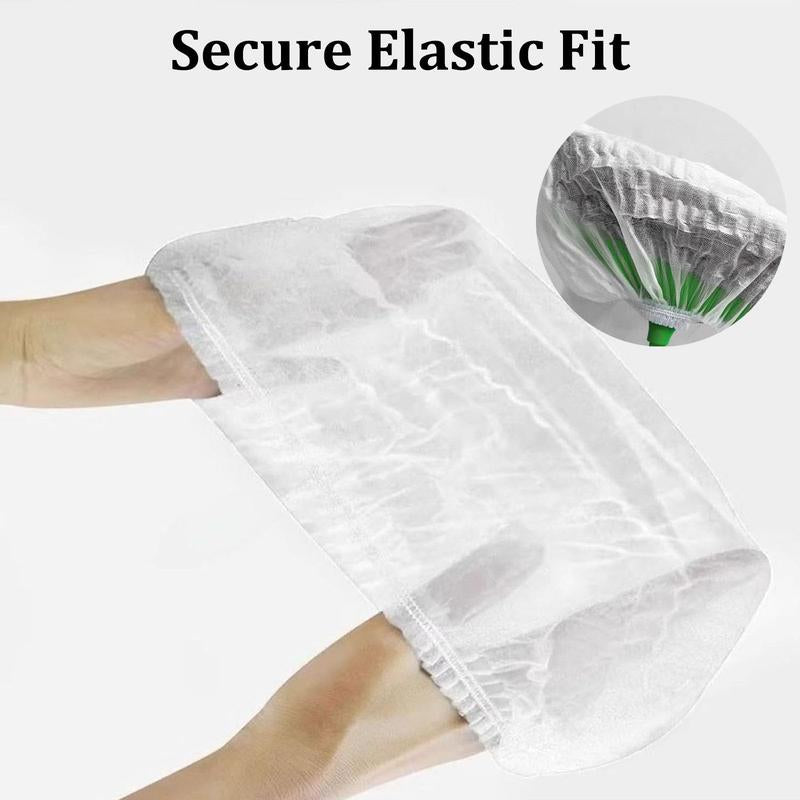 Disposable Broom Covers - the Ultimate Solution for Mess-Free Cleaning! Effortlessly Trap Hair, Dust, Dirt, and Debris. Simply Cover, Sweep, and Toss for a Quick, Sanitary Cleanup without the Hassle.