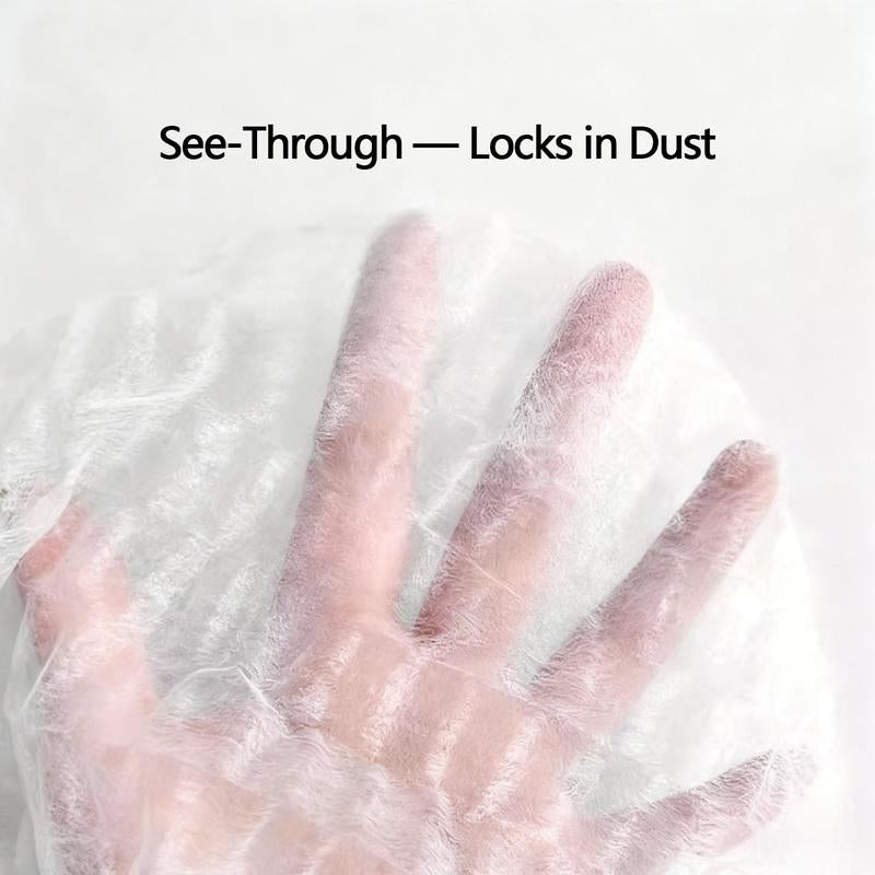 Disposable Broom Covers - the Ultimate Solution for Mess-Free Cleaning! Effortlessly Trap Hair, Dust, Dirt, and Debris. Simply Cover, Sweep, and Toss for a Quick, Sanitary Cleanup without the Hassle.