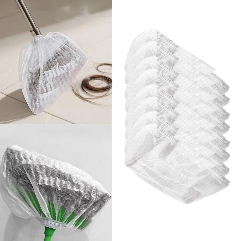 Disposable Broom Covers - the Ultimate Solution for Mess-Free Cleaning! Effortlessly Trap Hair, Dust, Dirt, and Debris. Simply Cover, Sweep, and Toss for a Quick, Sanitary Cleanup without the Hassle.