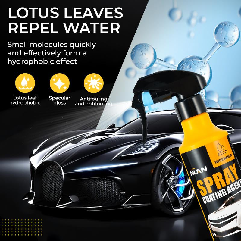 NUAN Nano Car Coating Spray-Premium Spray Coating, Super Scratch-Resistant & Long-Lasting Dazzling Shine!