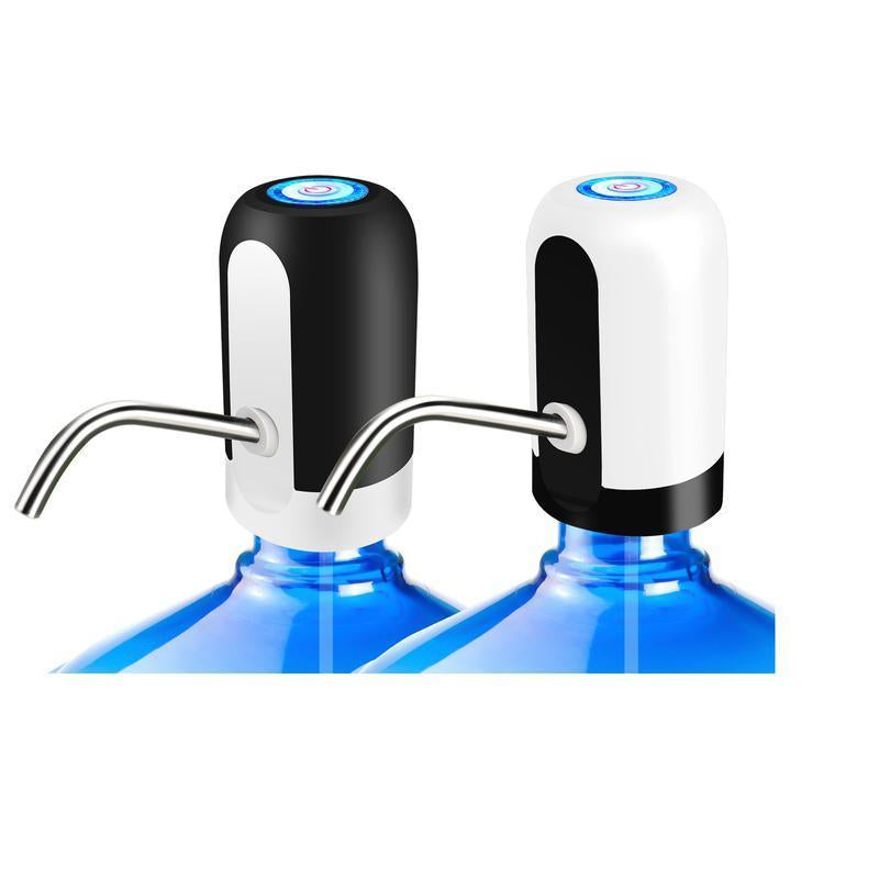Water Dispenser for 5 Gallon Bottle - Rechargeable Water Pump for 5 Gal Jug, Bpa-Free, Food Grade Silicone Hose, Stainless Steel Spout - 30-40 Days Battery Life, Easy One Switch Operation for Kitchen Outdoor Camping Office