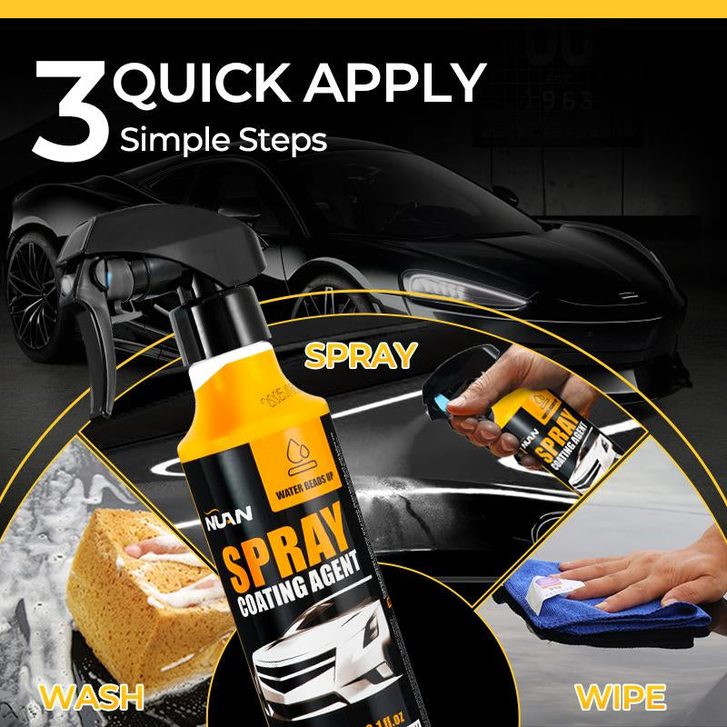 NUAN Nano Car Coating Spray-Premium Spray Coating, Super Scratch-Resistant & Long-Lasting Dazzling Shine!