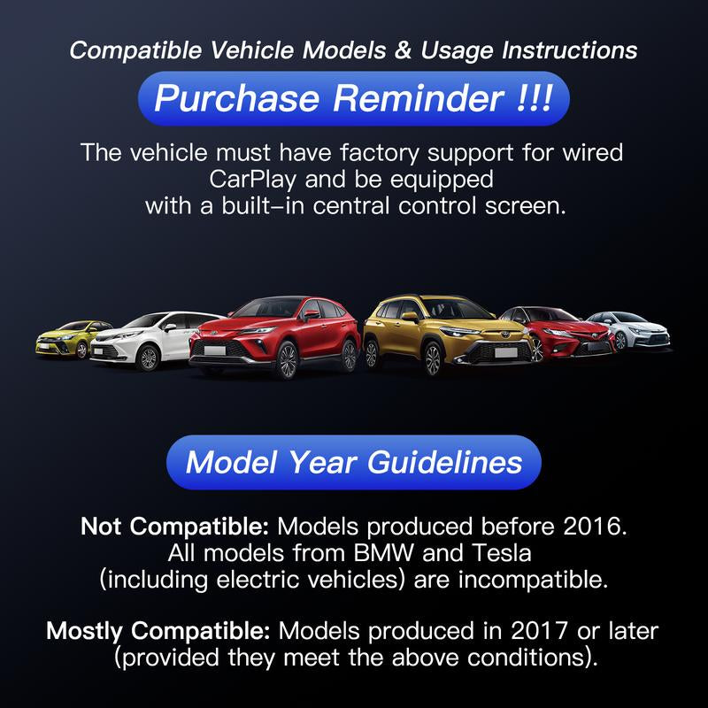 【Newyear2026】Picks with Carplay Aimoon Orange Ai Cube Pro Max Wireless Carplay Adapter for Iphone & Android Auto Ai Box with Netflix Youtube Supports TF Card Dongle Plug and Play Easy Setup Carplay Video Entertainment for Ios 10+ and Cars after 2015 Car