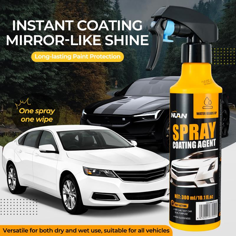 NUAN Nano Car Coating Spray-Premium Spray Coating, Super Scratch-Resistant & Long-Lasting Dazzling Shine!
